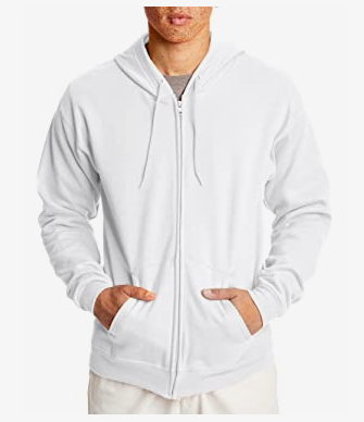 Hanes comfortblend ecosmart full zip hoodie _ navy