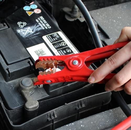 CARTMAN 4 Gauge 20ft Jumper Cable UL Listed Heavy Duty Booster Cable with EVA Carrying Case for Cars