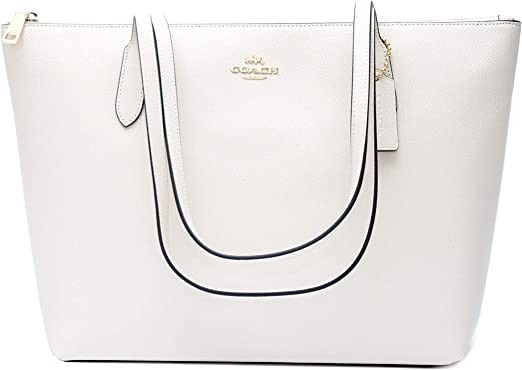 Coach Leather Zip Tote